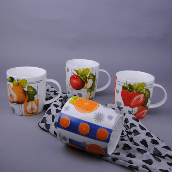 12OZ Fruit and flower dream mug small batch customization