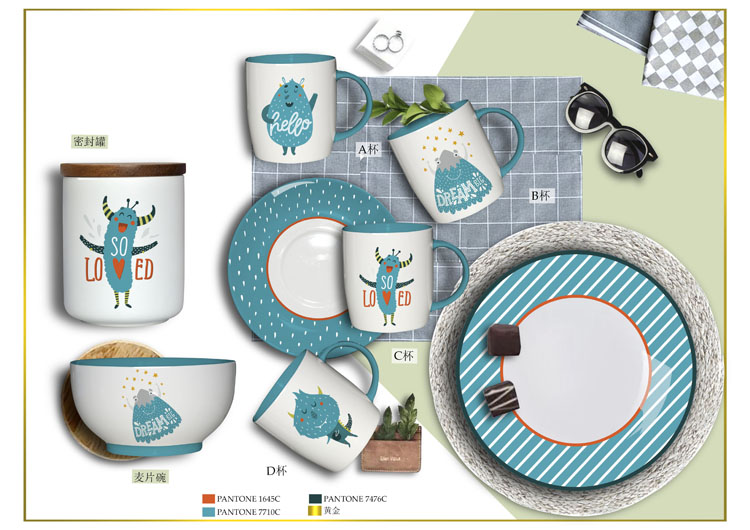 Animal Series Ceramic Tableware