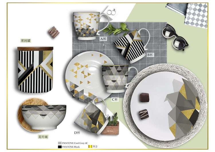 Geometry Series Ceramic Tableware